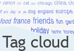 Tag cloud filter